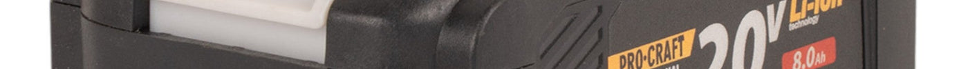 Procraft 20/8 Akku 20 V 8,0 Ah / 8000 mAh Li-ion mit Ladestandsanzeige