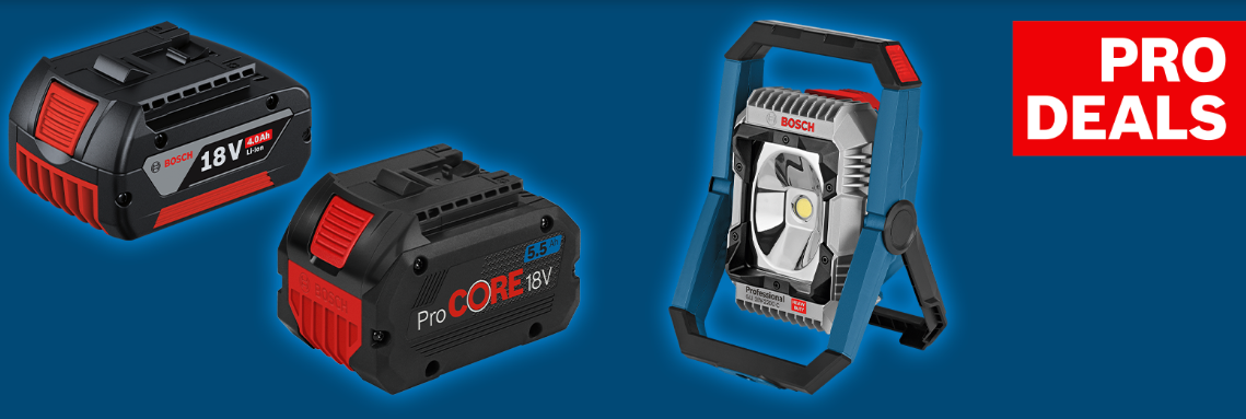 Bosch Pro Deal 18V: Jetzt kaufen und Gratis-Prämie sichern