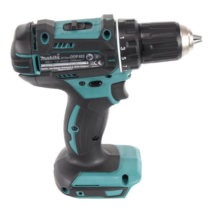 Makita DDF 482 SF1J-R cordless drill driver 18V 62Nm + 1x rechargeable battery 3.0 Ah + charger + RHINO