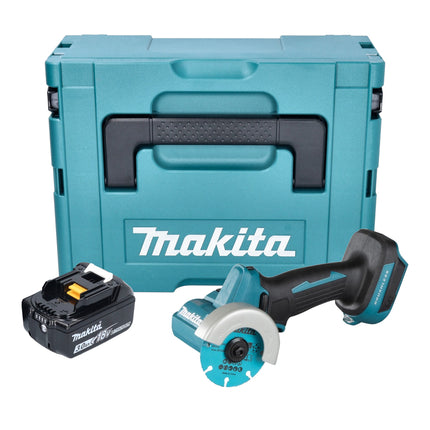 Smerigliatrice angolare a batteria Makita DMC 300 F1J 18 V 76 mm brushless + 1x batteria ricaricabile 3,0 Ah + Makpac - senza caricabatterie