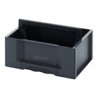 AUER Toolbox Basic tool case 400 x 300 x 230 mm grey ( TB W 4316 F1 ) open with handle