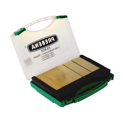 Prebena ES Box CNKHA Heftklammern Typ ES aus Stahl verzinkt geharzt galvanisiert - 6000 Stück, verschiedene Längen - Toolbrothers