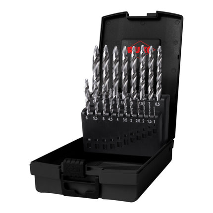 RUKO twist drill set DIN 338 ULTIMATECUT FS nominal Ø 1-10x0.5 mm ( 4000605711 )