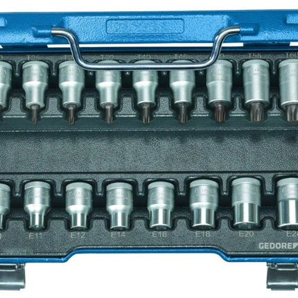 Set di chiavi a bussola GEDORE ITX 19 TX-017 da 17 pezzi ( 4000821553 )