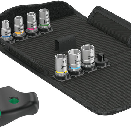 Zestaw kluczy nasadowych WERA KK 400 RA Set 2 9-częściowy 1/4 ″ ( 4000822457 )