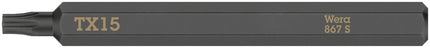 WERA Bit 867 S TORX 15 x 70 mm 1/4 ″ TORX 15 Longitud 70 mm ( 4000827263 )
