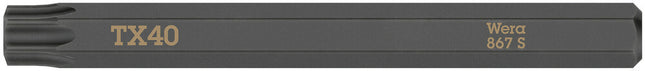 WERA Bit 867 S TORX 40 x 70 mm 1/4 ″ TORX 40 Lunghezza 70 mm ( 4000827267 )