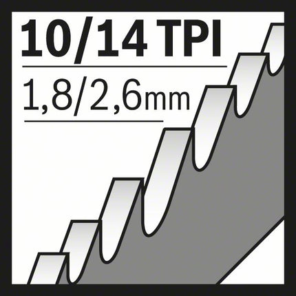 BOSCH Lame de scie sabre S 1122 VF longueur 225 mm largeur 19 mm ( 4000837547 )