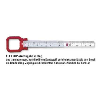 IMC marco cinta métrica ERGOLINE longitud 50 m anchura de la cinta 13 mm ( 4000855436 )