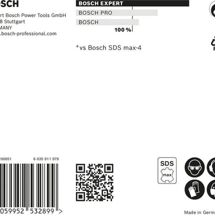 Wiertarka udarowa BOSCH Expert SDS max-8X Ø 16 mm długość robocza 400 mm 540 mm ( 4000909896 )