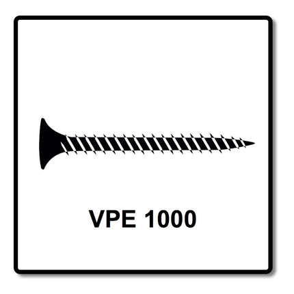 Technofast HBGF3935TD 1000 x Schnellbauschrauben Magazinschrauben 3,9 x 35 PH2 Feingewinde - Toolbrothers