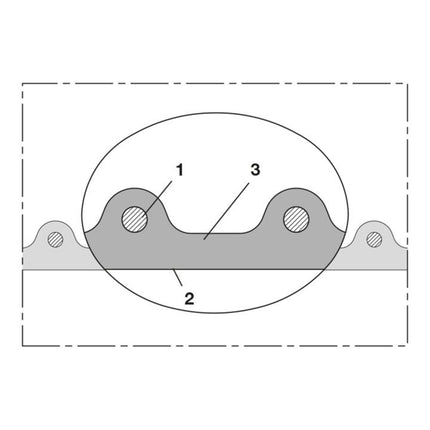 NORRES AIRDUC(R) PUR-INOX 355 FOOD-AS Manguera de aspiración e impulsión Ø interior 50-51 mm Ø exterior 60,00 mm ( 4502401023 )