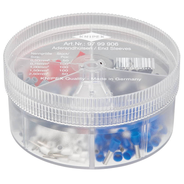 Caja surtido KNIPEX 400 piezas 0,5 - 2,5 mm² ( 8000272808 )