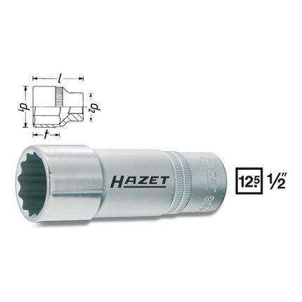HAZET Douille 900TZ-17 1/2 ″ ( 8000466640 )