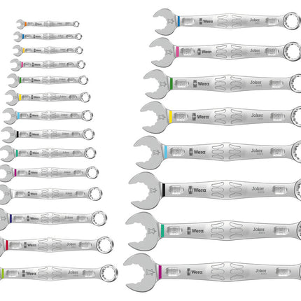 WERA Zestaw kluczy płasko-oczkowych 6003 Joker 22-częściowy szerokość klucza płaskiego 5,5-32 mm ( 8000907868 )