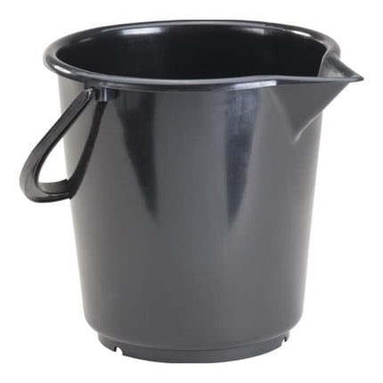 HÜNERSDORFF 10.5 litre HD polyethylene bucket, black ( 9000466940 )