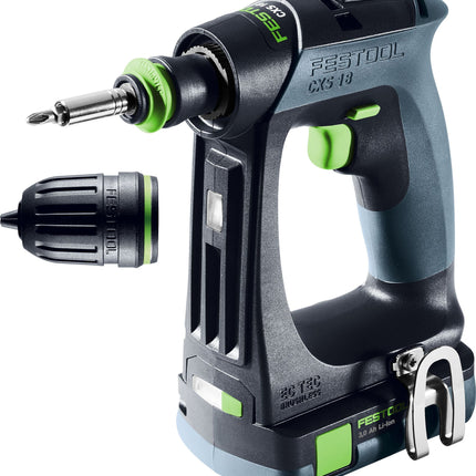 Taladro atornillador inalámbrico Festool CXS 18 C 3.0-Plus (576883)