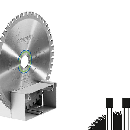 Hoja de sierra circular Festool HW 210x2,2x30 F36 ACERO (493351) para TS 75