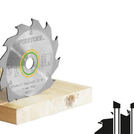 Hoja de sierra circular Festool HW 210x2,6x30 W18 WOOD STANDARD (493197) para TS 75