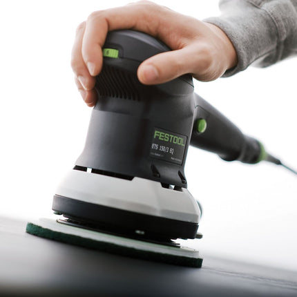 Festool STF D125 verde VL/10 fieltro abrasivo (496510) para RO 125, ES 125, ETS 125, ETSC 125, ES-ETS 125, ES-ETSC 125, ETS EC 125, LEX 125