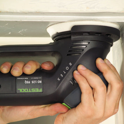 Disco abrasivo Festool STF D125/8 P100 GR/100 granate (497168) para RO 125, ES 125, ETS 125, ETSC 125, ES-ETS 125, ES-ETSC 125, ETS EC 125, LEX 125