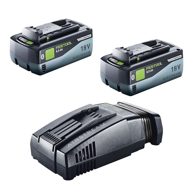 Festool 18V 2x8,0/SCA16 Kit énergie 2x batterie 18 V 8,0 Ah ( 2x 577323 ) + chargeur ( 576953 )