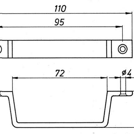 Mango DENI largo 110 mm ancho 13 mm (3000259215)