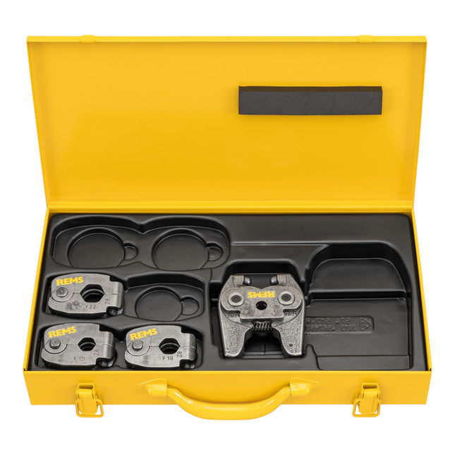 Juego de anillos de presión REMS V 15-18-22 S Mini Z8 en caja de chapa de acero ( 574612 R )