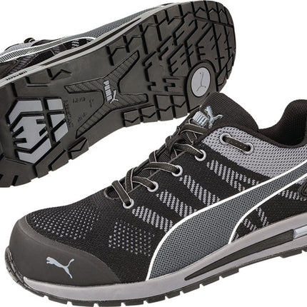 PUMA scarpa di sicurezza Elevate Knit BLACK LOW taglia 40 nero/grigio ( 4000374610 )