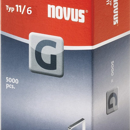 Clip de alambre plano NOVUS tipo G 11 B10,6xL6mm (4000813886)