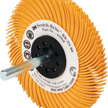 Disco de cepillo radial 3M BB-ZS tipo C Ø 76,2 mm grano 80 (4000844175)