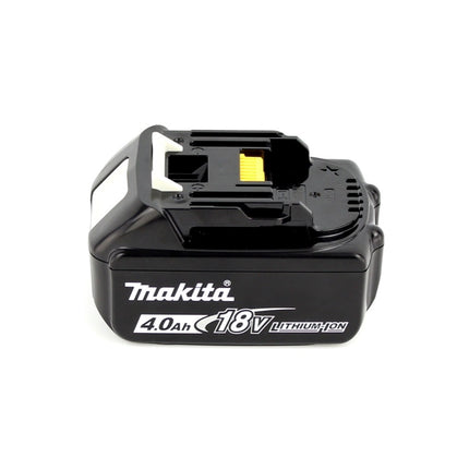 Makita DMR 202 M1 Baustellen Lautsprecher 18V - für Akku- und Netzbetrieb, mit Bluetooth-Funktion, AUX-Anschluss, USB-Port, LCD Display + 1x 4,0 Ah Akku - ohne Ladegerät - Toolbrothers