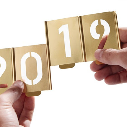 Juego de plantillas de marcado KUKKO 327 números 0 - 9 ( 4000871681 )