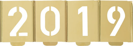 Juego de plantillas de marcado KUKKO 327 números 0 - 9 ( 4000871681 )