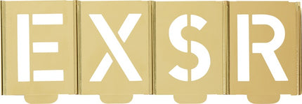 Jeu de pochoirs de signature KUKKO 327 lettres A - Z ( 4000871701 )