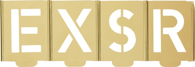 KUKKO signing stencil set 327 letters A - Z ( 4000871737 )