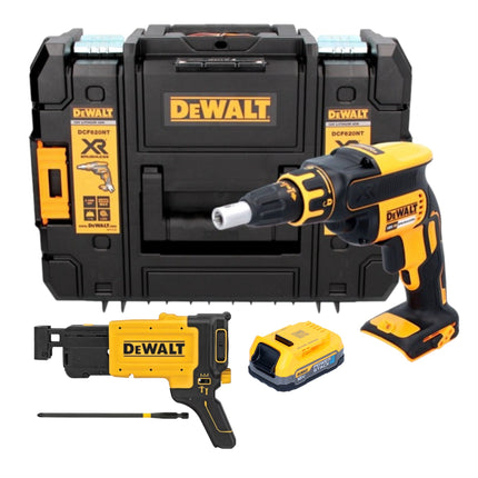 DeWalt DCF 620 NT atornillador en seco sin cable 18 V 30 Nm sin escobillas + 1x batería Powerstack 1,7 Ah + TSTAK - sin cargador