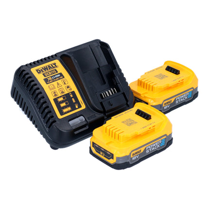 DeWalt DCF 620 E2T atornillador en seco sin cable 18 V 30 Nm sin escobillas + 2x batería Powerstack 1,7 Ah + cargador + TSTAK