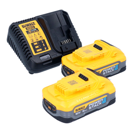 Avvitatore a batteria per cartongesso DeWalt DCF 620 H2T 18 V 30 Nm senza spazzole + 2x batteria Powerstack 5,0 Ah + caricatore + TSTAK