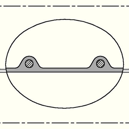 NORRES AIRDUC(R) PUR 351 Manguera de aspiración e impulsión de alimentos Ø interior 114-115 mm Ø exterior 124,00 mm ( 4501404682 )