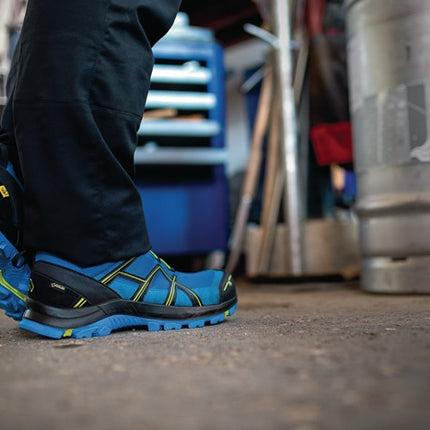 HAIX zapato de seguridad BE Safety 40.1 bajo tamaño 12 (47) azul/citrus ( 4721000030 )