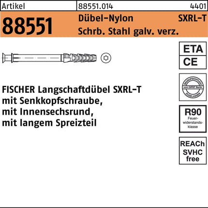 FISCHER Langschaftduebel SXRL Bohrer D 10mm Duebel L 140 mm 8000238432  1 - toolbrothers