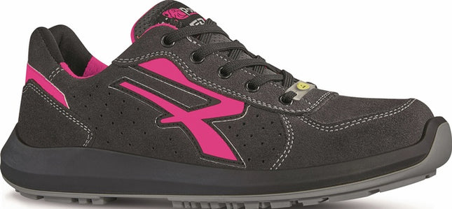 U.POWER zapato de seguridad de las mujeres RU20156 ELECTRA tamaño 39 negro / rosa ( 8000477263 )