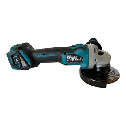Makita DGA 514 ZJU1 Amoladora angular sin cable 18 V 125 mm sin escobillas + Makpac - sin batería, sin cargador