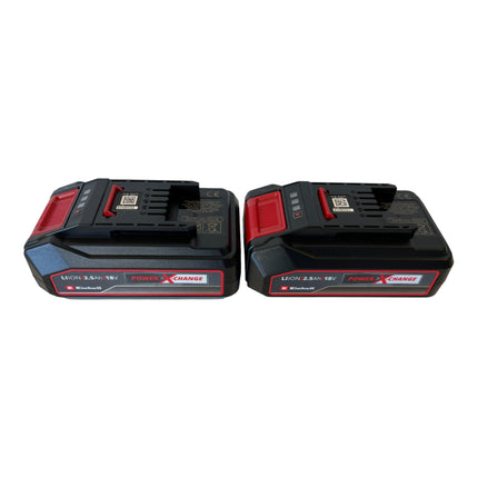 Einhell 2x 18V 2,5Ah PXC-Twinpack Power X-Change ( 4511524 ) 18 V 2,5 Ah Li-Ion ze wskaźnikiem poziomu naładowania