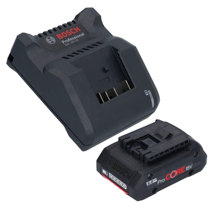 Lijadora excéntrica a batería Bosch GEX 185-LI Professional 18 V 125 mm sin escobillas + 1x batería ProCORE 4,0 Ah + cargador