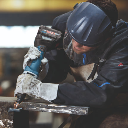 Bosch GGS 18V-23 PLC Amoladora recta profesional a batería 18 V sin escobillas + 1x acumulador 5,0 Ah + cargador + L-Boxx