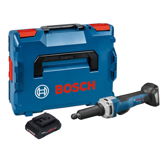 Bosch GGS 18V-23 PLC Amoladora recta profesional a batería 18 V sin escobillas + 1x batería ProCore 4,0 Ah + L-Boxx - sin cargador