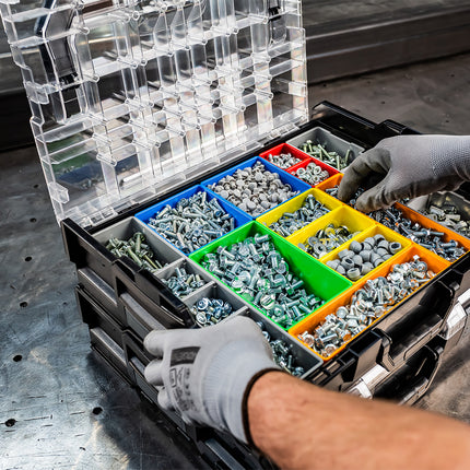 L-BOXX ProClick Set 1 - 2x L-BOXX 102 (6100000362) + 1x coffret d'encastrement K3 (6000010098) + 1x coffret d'encastrement H3 (6000010097)