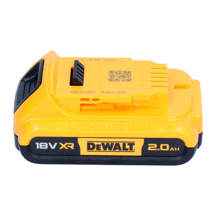 Amoladora angular a batería DeWalt DCG 409 NT 18 V 125 mm sin escobillas + 1x batería 2,0 Ah + TSTAK - sin cargador